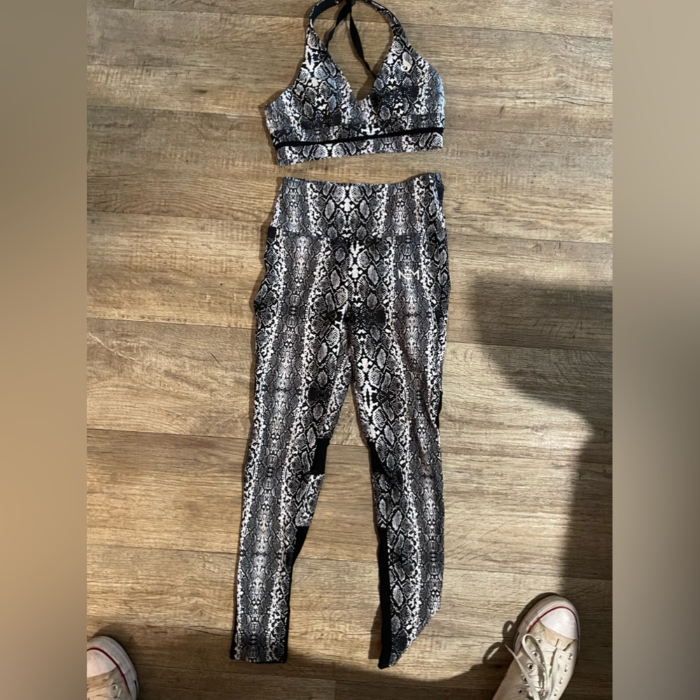 Ryderwear bra and leggings size small